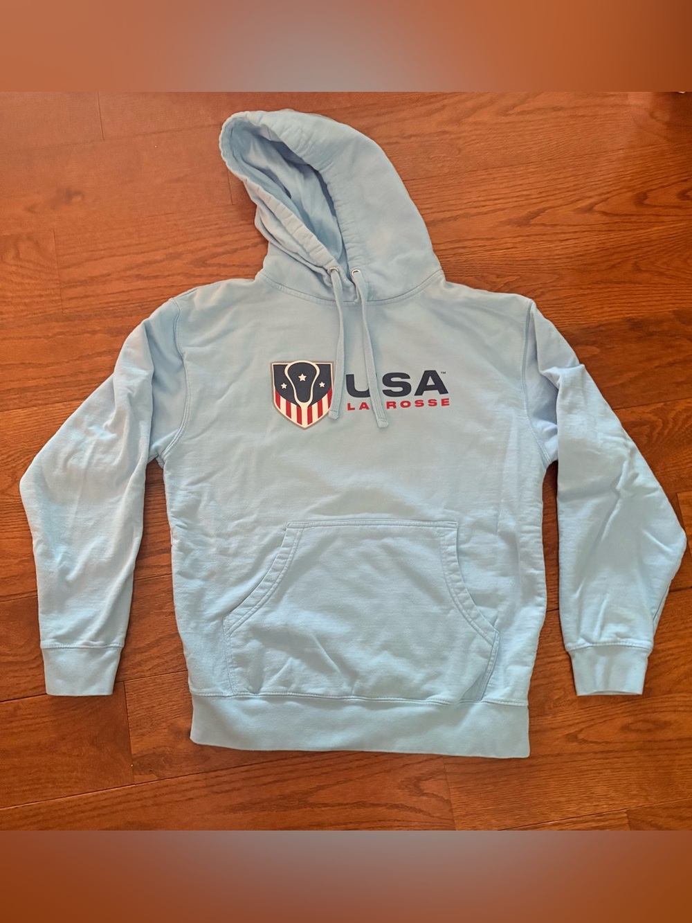 USA Lacrosse Light Blue Hoodie